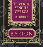 Barton Té Verde Sencha Cereza, Pirámides - 15 pirámides, 15 unidad, 15