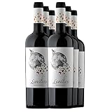Casa de la Ermita Monastrell Vino Tinto Crianza Lunático, 750 ml, paquete de 6 botellas