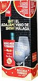 Málaga Virgen - Estuche botella de 75 cl + 2 catavinos - Vino de licor dulce D.O. 'Málaga'