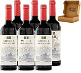 Muriel - Medalla de Oro - Envío 24 H - Vino Tinto DO Rioja - Cosecha Privada (6 x Botella 75 cl, Crianza)
