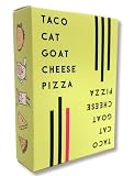 LGWJHCY Taco Gato Cabra Queso Pizza Juego de Cartas de Mesa Juego de Fiesta 2-8 Jugadores Juegos De Cartas Juegos Familiares,Juego de Fiesta para Niños y Adultos（Verde）