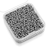 Zhujiehigh 1500 Pcs Perlas de Limpieza Acero Inoxidable, Bolas Botella