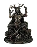 Veronese Design Cernunnos - Estatua Celta del Dios de los Animales y el inframundo, 9 Pulgadas