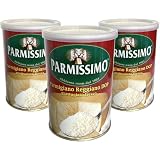 3 Tarros Parmigiano Reggiano DOP - Parmissimo - Rallado Fresco - 3 x 160 gr