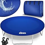 KIDUKU Funda Protectora para Cama Elástica 244-427 cm | Cubierta de Protección para Trampolín | Impermeable, Anti-Desgarros y Resistente a Rayos UVA