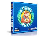 Juego de mesa Grand Prix - Con 6 Pruebas, 400 preguntas y 80 accesorios highlites De 4 a 10 Jugadores - Portátil - Para Adultos y Niños +6 años - Juego Familiar por Equipos - 20 Minutos por Partida