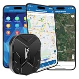 Winnes Localizador GPS para Coche, Seguimiento en Tiempo Real, Aplicación Gratuita antirrobo a Prueba de Agua, 5000 mAh, Adecuado para Coches, Furgonetas, Camiones, rastreador GPS magnético