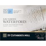 ST CUTHBERTS MILL Saunders Waterford Grano Fino Extrablanco 31x23cm Bloc