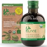 OLIVIE LES BIENFAITS DE L'OLIVIER Aceite de oliva virgen extra rico en polifenoles orgánico OLIVIE PLUS 30X, aceite de oliva del desierto marroquí, MD recomendado 8.45 onzas líquidas (paquete de 1)