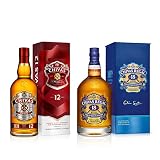 Chivas Regal 12 Años Whisky Escocés de Mezcla, 700ml + 18 Años Whisky Escocés de Mezcla Premium, 700ml