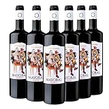 Mayoral Reservado - Vino Tinto D.O Jumilla - Pack de 6 Botellas x 750 ml