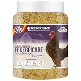 DADECARE Federpicare - Suplemento para Picaje y Canibalismo en Gallinas y en Aves 500g- Harina de Plumas - Nutrición Completa para Gallinas Que se Pican - Vitaminas, Minerales y Aminoácidos