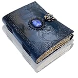 URBAN LEATHER Diario Lunar Vintage Encuadernado En Cuero, Libro De Hechizos De Brujas Grimorio De Las Sombras, Cuaderno De Escritura, Regalo Para Hombres Y Mujeres, Páginas Antiguas Sin Forrar