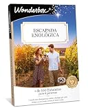 WONDERBOX - Caja Regalo - Escapada Enológica - para 2 Personas | 1 noche con desayuno y visita a bodega y/o cata - Más de 100 estancias - Bodegas con D.O, hoteles de 4*, hoteles rurales
