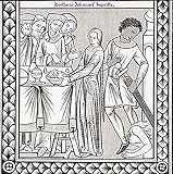 Execution Of John The Baptist. Copy Of Miniature In 13Th Century Psalm Book Of St Louis Poster Print (24 x 24)