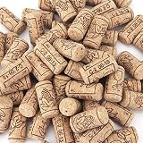 Lawei 100 Unidades de Corchos de Vino Tapones de Botella Natural Corcho para Manualidades decoración - 2,2 x 4,4 cm