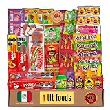 TLT FOODS Lote Dulces Mexicanos – Pack Variedad Chuches Mexicanas Picantes Para Regalar, Mix Surtido Golosinas Caramelos, Candy Box Snacks Mexico, Chamoy, Pelon Pelo Rico, Pulparindo, Tamarindo
