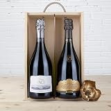EUROLOTES Cava Codorníu Gran Plus Ultra y Gran Bach Brut, Estuche 2 Botellas
