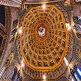 Posterazzi PDDEU16WPE0595 Basilica Golden Dome - Impresión fotográfica (60,9 x 45,7 cm), diseño de catedral completada de 1215 a 1263, multicolor